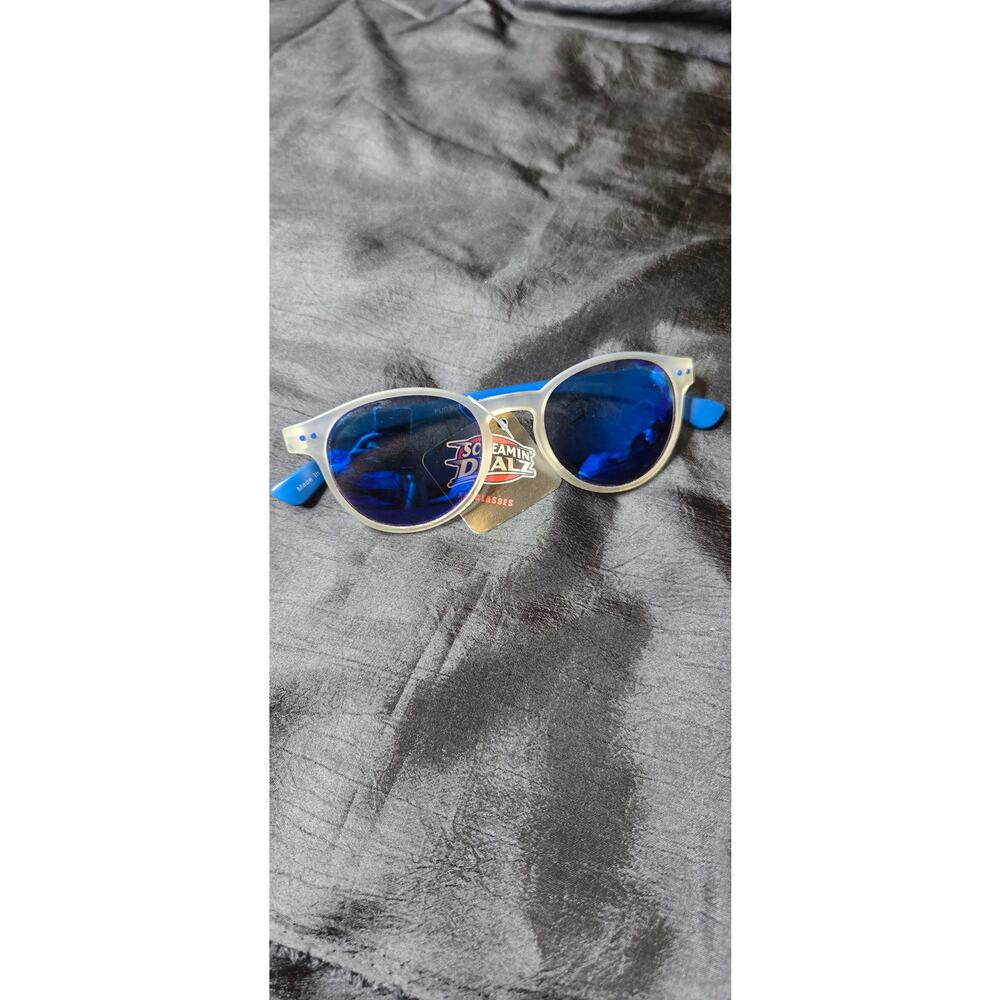 Pugs Sunglasses White Blue